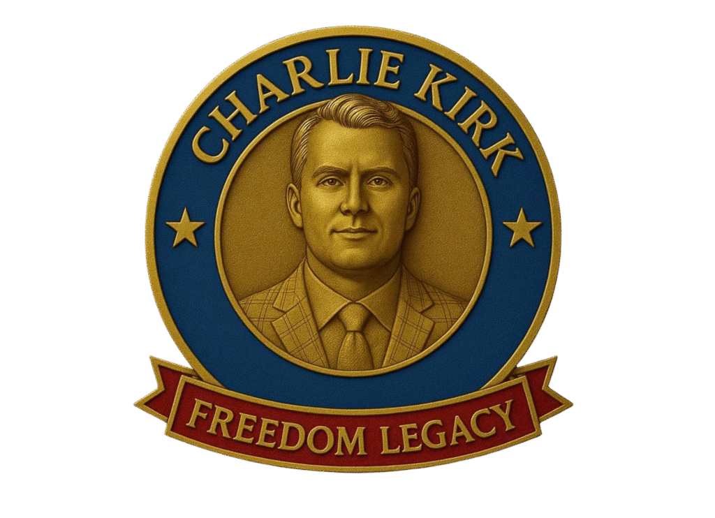 Charlie Kirk Freedom Legacy Badge